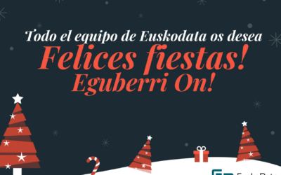 ¡El equipo de Euskodata os desea Felices Fiestas!