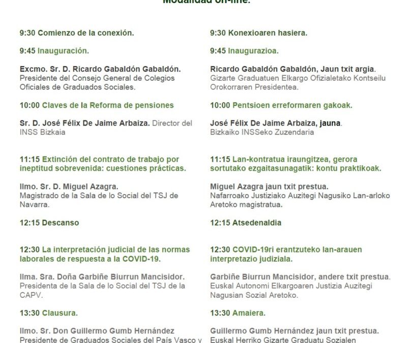 IX Jornadas Laboralistas
