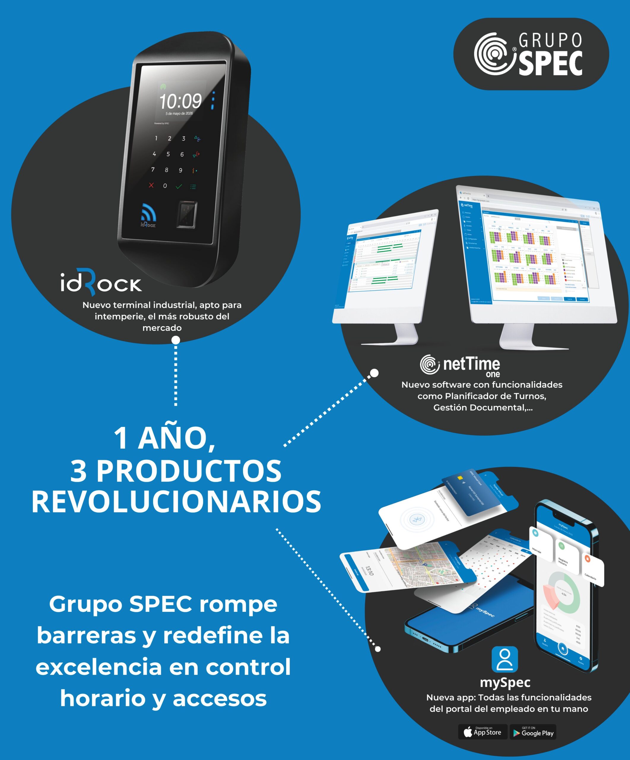 Grupo Spec rompe barreras y redefine la excelencia en control horario y accesos
